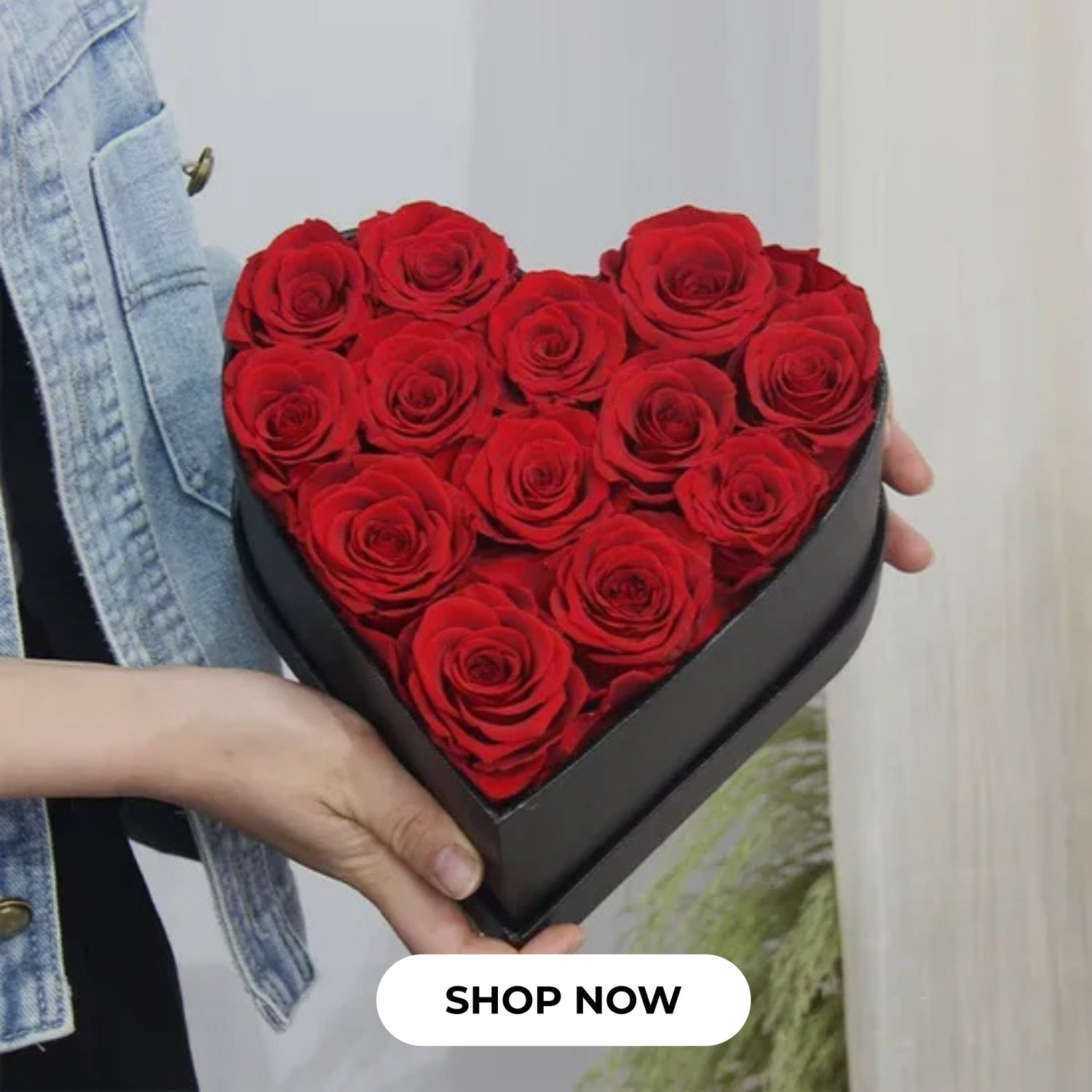 Rose Boxes Heart Shaped