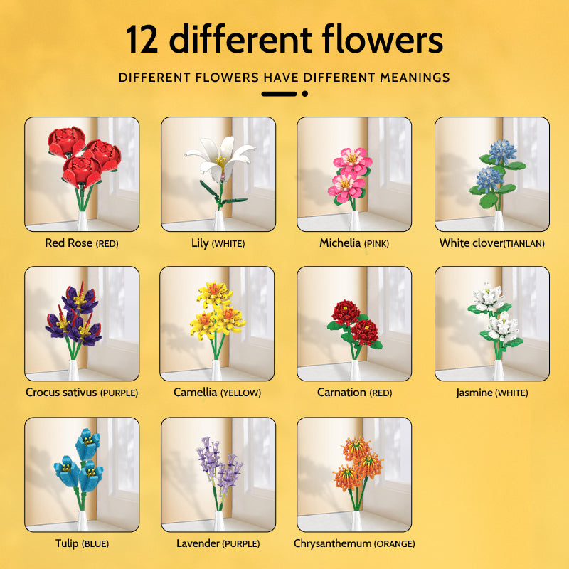 DIY Flower Building Blocks