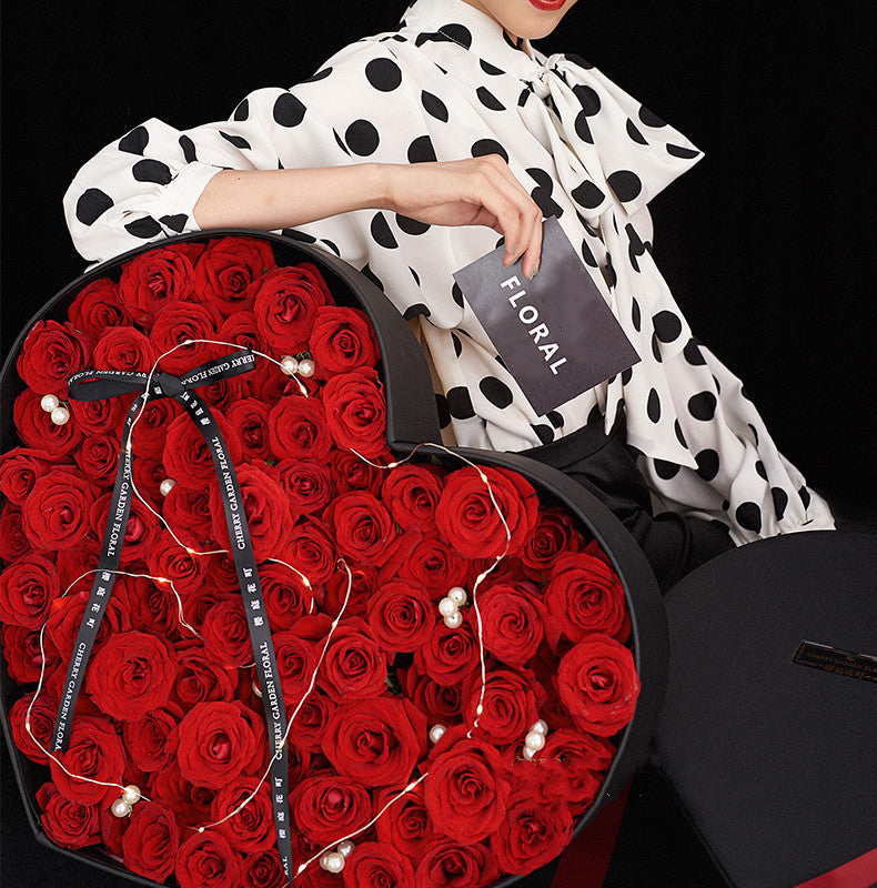 Luxury Black Heart Box