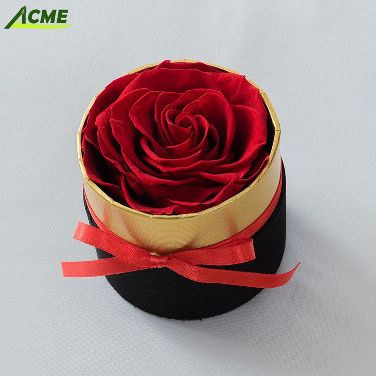 Preserved Rose Glass Box