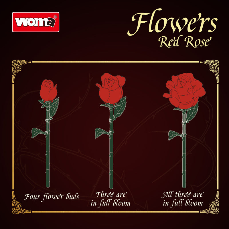 Red Rose Building Blocks