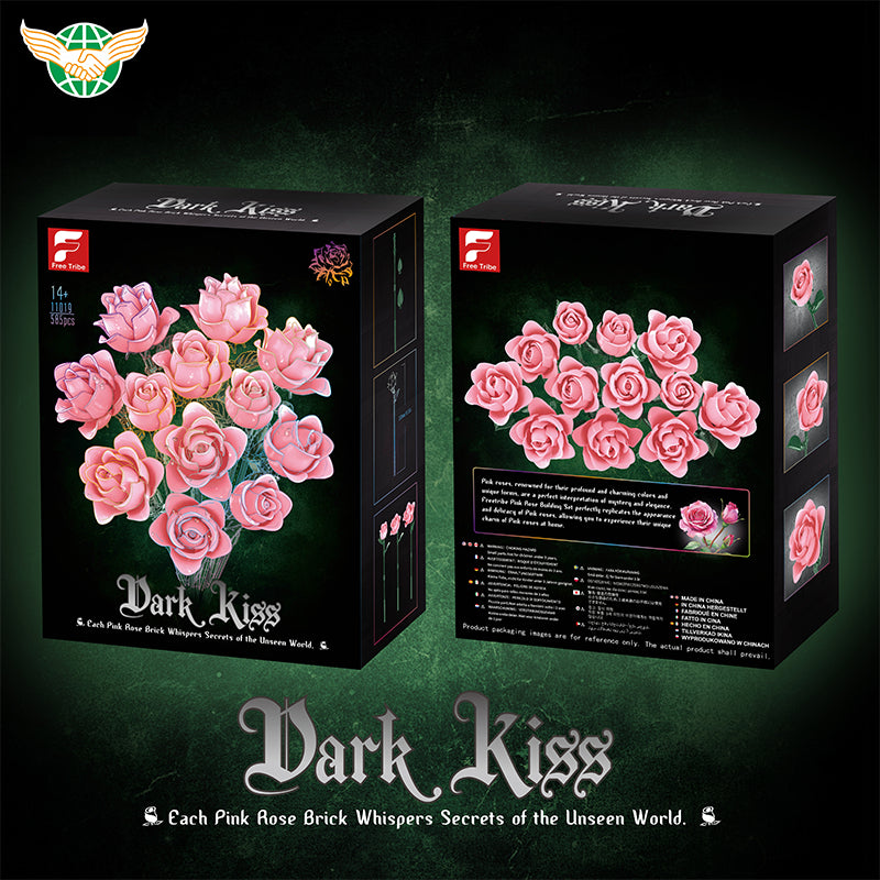 Pink Roses Building Blocks