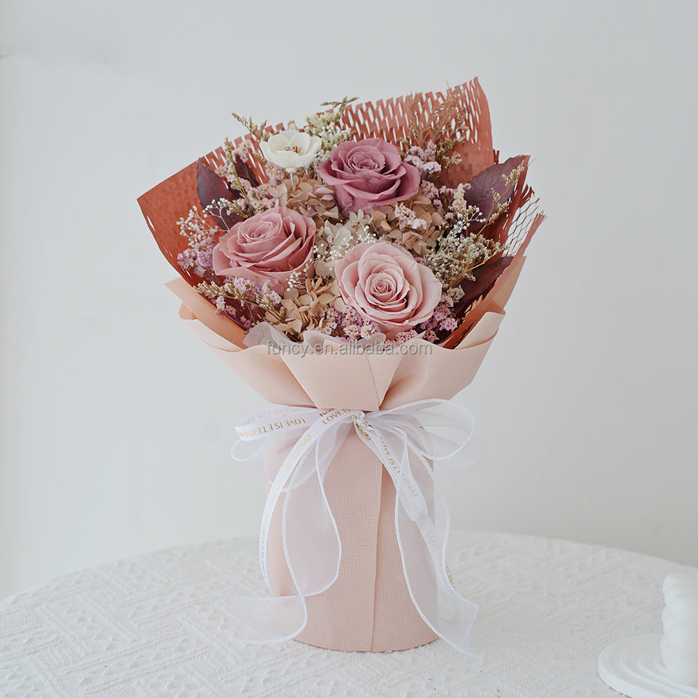 Antique Pink Dried Roses