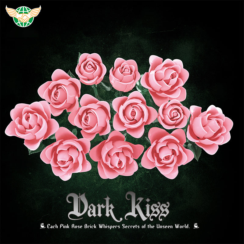 Pink Roses Building Blocks