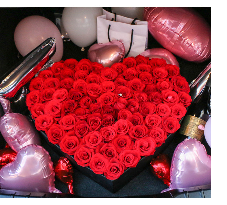 Luxury Black Heart Box