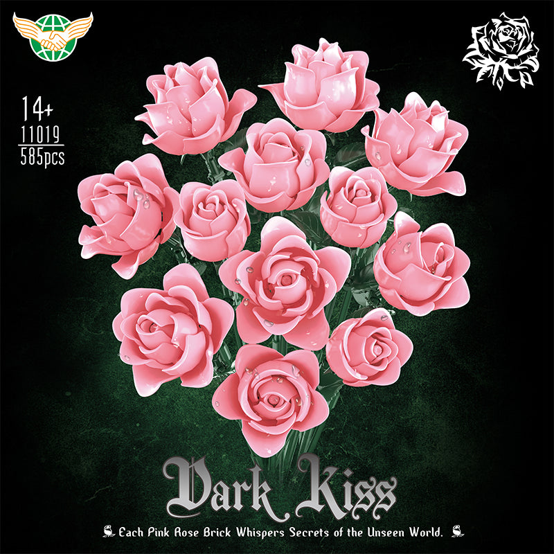 Pink Roses Building Blocks