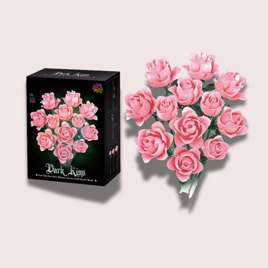Pink Roses Building Blocks